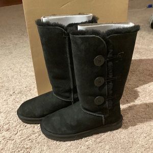 UGG Tripple Bailey Button Boots.